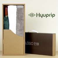 협립 3단60 슈퍼 엔티크 초고밀도 완전자동 우양산 +코마40수200호텔타월 2P-세트
