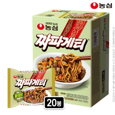 DO_(20박스이상구매가능)농심 올리브짜파게티(S)140g(벌크)20봉