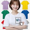 고급 17수 라운드 커스텀 반팔티 프린트스타