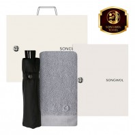 송월 타월 우산 2매 콤보세트 ( 호텔컬렉션 클래식40. 150g + 3단컬러무지)