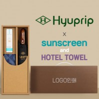 협립 3단 70 완전자동우산 +선크림+스포츠타월-세트