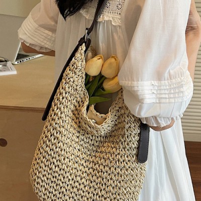 로페리아 여름용 패션 밀짚가방 숄더백(0219538)