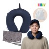 (포그넥목배개+여권파우치) 세트