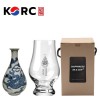 한국전통 K컬쳐 조선 백자청화 위스키잔 노징글라스 양주 니트잔 170ml 1P 선물세트