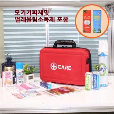 큐어메디 얼티메이트 구급가방+20종구급용품 가정용 휴대용 약통 구급상자 약통케이스 약보관함 응급키트