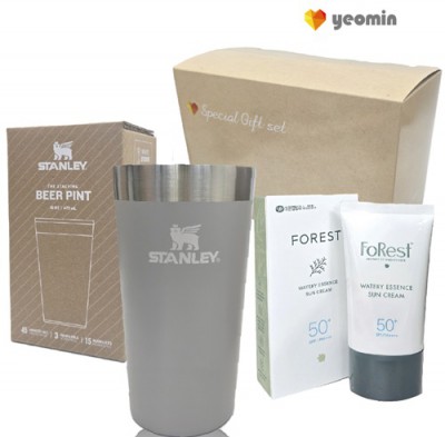 스탠리 브생건215호(스탠리 파인트컵473ml+유한킴벌리 에센스 포레스트 선크림)
