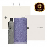 송월 타월 우산 2매 콤보세트 ( 40수160g+ CM3단뉴폰지)