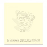 점착메모지 일반형 70x76 (먹인쇄)