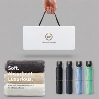 잭니클라우스 3단 암막 + 프리미엄 호텔수건 200g (국산) 선물세트