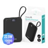 뉴에이커 PD 22.5W 고속 CP 케이블 일체형 미니 보조배터리 10000mAh