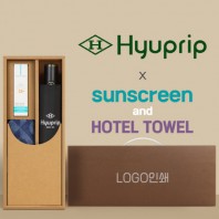 협립 3단 10K 고밀도 슈퍼 완전자동우산 +선크림+스포츠타월-세트