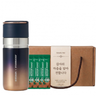 스타벅스 그라데이션 스탠리 보온병 500ml + 스타벅스 스틱커피 + 기프트박스