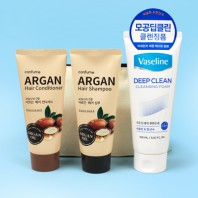 과일나라 샴푸 컨디셔너 바세린 클렌징폼 여행용품 3종세트