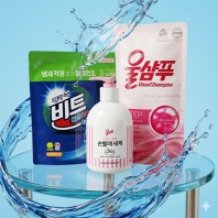 애경 울샴푸 손빨래세제 380ml 비트 캡슐세제 3종세트