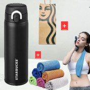 스타벅스 텀블러 500ml+기능성 스포츠 타올+종이 쇼핑백 선물세트