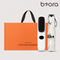 BOR 011 테스지 우양산 고데기세트 (휴대용 고데기+프렌치리본)