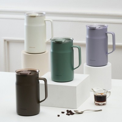 락앤락 메트로 카페 머그 세라믹 텀블러 600ml