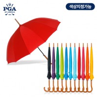 PGA 55-14k곡자손잡이칼라 장우산(색상선택 가능)