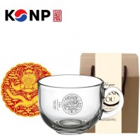 한국전통 K컬쳐 곤룡포 요거트볼 시리얼볼 그릭 디저트 머그컵 470ml 1P 선물세트