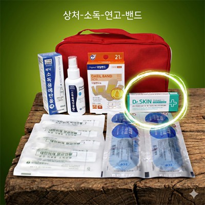 구급파우치 멸균면봉  연고 12종세트