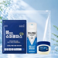 몸편한 구급키트 3종세트 36호(일체형 쿨파스+멘소래담 쿨 에어파스+바세린젤리)