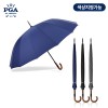 PGA 프리미엄16K 장인의손길 고급 곡자원목손잡이 장우산+케이스별도(0190234)