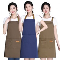 제이엘 레터링 홀터넥 방수 앞치마