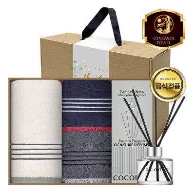 [송월] CM포라인40 1장+CM포라인 스포츠타올 2장+코코도르 200ml(4조세트)