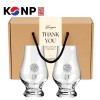 한국전통 K컬쳐 곤룡포 위스키잔 노징글라스 양주 니트잔 170ml 2P 선물세트
