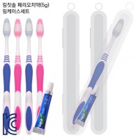 데일리 칫솔 페리오치약(5g) 링케이스세트