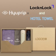 협립3단암막커넥션완전자동우산 +협립코마바스타월1P+협립호텔코마170타월1P+락앤락슬림핏원터치텀블러