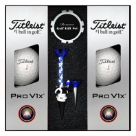 타이틀리스트 PRO V1x 6구 볼마커칩 자석티세트