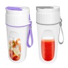 뉴에이커 휴대용 무선 믹서기 텀블러 빨대 미니 블렌더 과일 주스 쉐이커 340ml