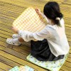 초경량 1인용 미니 체크 돗자리