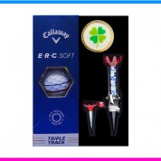 캘러웨이 erc soft 3구 볼마커 자석티세트 (3pc) 캘러웨이 erc soft 트리플트랙 3구 볼마커세트 캘러웨이 삼선골프공
