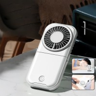 넥큐브 대용량 보조배터리 겸용 핸디 선풍기 3000mAh(넥스트랩포함)