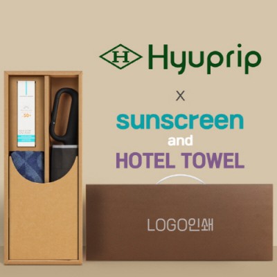 협립3단60 카라비너10K 거꾸로 300T고밀도 완전자동 우산 +선크림+스포츠타월-세트