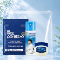 몸편한 구급키트 3종세트 30호(일체형 쿨파스+유한양행 손흥민 에어파스+바세린젤리)