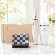 스탠리 퀜처591ml 손잡이형 텀블러+24K UV차단 3단 완전자동 암막양우산+그레이뱀부핸드고리타올(3종세트)