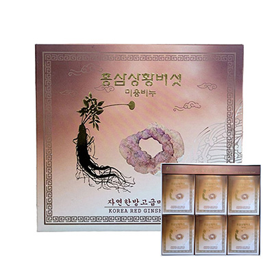 홍삼,상황버섯비누 6p 선물세트